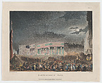 Bartholomew Fair, Thomas Rowlandson  British, Hand-colored etching and aquatint