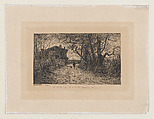 At the Gorge of Loup (Near Lyon), Adolphe Appian  French, Etching; second state of four