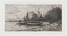 Near the Rix (Ain), Adolphe Appian  French, Etching; between second and third state of three