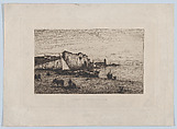 The Old Castle of Collioure, Adolphe Appian  French, Etching; first state of three
