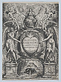 Frontispiece for 'Angélique des excellences de l'âme', Charles Audran  French, Etching