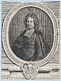 Joannes d'Estrées, Spanish King and now Deputy Abbot, Jean Audran  French, Etching; first state of two