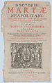 Title page vignette for 'Doctoris Martae Neapolitani', Charles Audran  French, Etching