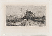 The New Pond Near Creys (Isère), Adolphe Appian  French, Etching; third state of four