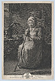 The Old Woman; from "The Office of The Count of Vence", Pierre François Basan French, Engraving