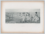 At the Seaside, Albert Aublet French, Photogravure