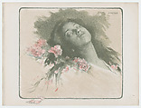 Woman with Roses, from "L'Estampe Moderne", Albert Emile Artigue  Argentinian, Photolithograph