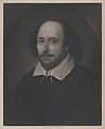 William Shakespeare, Samuel Cousins (British, Exeter 1801–1887 London), Mezzotint and engraving; third state