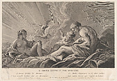 Love Instructed By Mercury, Pierre François Basan French, Engraving