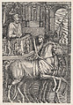 The Triumph of Marcus Aurelius, Nicolas Beatrizet French, Engraving; first state