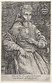 Portrait of Pope Paulus IV, Nicolas Beatrizet French, Engraving