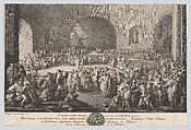 St. Paul Preaching in Athens, Jean Achille Bellanger French, Etching