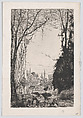 View of a Pond, Marcel Blairat  French, Etching