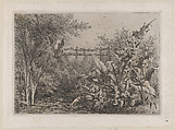The Pond, Eugène Stanislas Alexandre Bléry  French, Etching