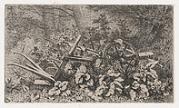 The Plow with Burdock Plants, Eugène Stanislas Alexandre Bléry  French, Etching