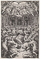 The Pentecost, Cornelis Cort Netherlandish, Engraving