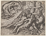 The Immortal Rewards of Virtue, Cornelis Cort  Netherlandish, Engraving