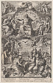 The Dispute of the Church Fathers over the Holy Sacrament, Cornelis Cort Netherlandish, Engraving
