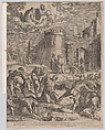 The Martyrdom of St Stephen, Cornelis Cort Netherlandish, Engraving