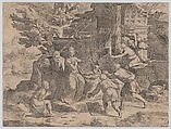 The Adoration of the Shepherds, Cornelis Cort Netherlandish, Engraving