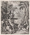 Diana Discovering Callisto's Pregnancy, Cornelis Cort Netherlandish, Engraving