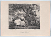 The Fountain, Louis Léopold Boilly  French, Lithograph