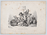 The Dog Shearer, Louis Léopold Boilly  French, Lithograph