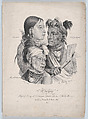 Osages: peuplade sauvage de l'Amérique Septentrionale dans l’Etat de Missouri [Osages: Native Tribes of North America, in the State of Missouri], Louis Léopold Boilly  French, Lithograph