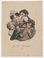 The Little Beggar, Louis Léopold Boilly  French, Hand-colored lithograph