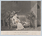 First Scene of Thieves, Gror, Etching with roulette and wash manner