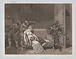First Scene of Thieves, Gror, Aquatint with etching