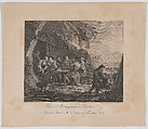 The Oyster Eaters, Jean Tessier  French, Engraving and etching