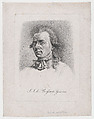 Portrait of Jean-Jacques de Boissieu, Anonymous, French, early 19th century  French, Etching