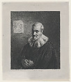 Portrait, after David Teniers the Younger, Jean Jacques de Boissieu  French, Etching, drypoint, and roulette; third state of three