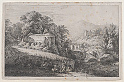Old Chapel at Châtillon-d'Azergues, Jean Jacques de Boissieu  French, Etching with drypoint; third state of three