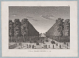 View of the Champs-Elysées in 1789, Anonymous, Etching and aquatint