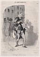 Tomorrow is his wife's birthday, from 'The good bourgeois,' published in Le Charivari, June 18, 1846, Honoré Daumier  French, Lithograph; second state of two (Delteil)