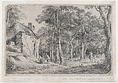Cottage at the Entrance to a Forest, Jean Jacques de Boissieu  French, Etching; first state of four