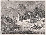 Washerwomen, Jean Jacques de Boissieu  French, Etching; second state of four