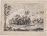 Wooded Island, Jean Jacques de Boissieu  French, Etching; fifth state of five