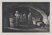 The Coopers, Jean Jacques de Boissieu  French, Etching (facsimile); fifth state of seven (Perez)