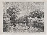 The Watermill, after a painting by Ruisdaël, Jean Jacques de Boissieu  French, Etching with drypoint