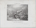Mazeppa, Théodore Géricault French, Lithograph