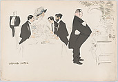 Grand Hotel (Henri Letellier, Marthe Letellier, SEM and Paul Helleu), from Monte Carlo, 2nd Serie, Georges Goursat [Sem]  French, Color lithograph