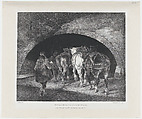 Entrance to the Adelphi Wharf, Théodore Géricault French, Lithograph
