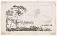 Landscape, Pierre Nicholas Camus  French, Etching