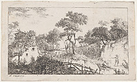 Landscape, Pierre Nicholas Camus  French, Etching