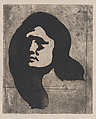 Head of a Woman, Eugène Carrière  French, Aquatint