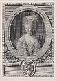 Portrait of Maria Theresa of Savoy, The Countess d'Artois, Louis Jacques Cathelin  French, Etching and engraving