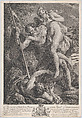 Time Carrying Truth, Laurent Cars French, Etching and engraving; third state of three (BN)